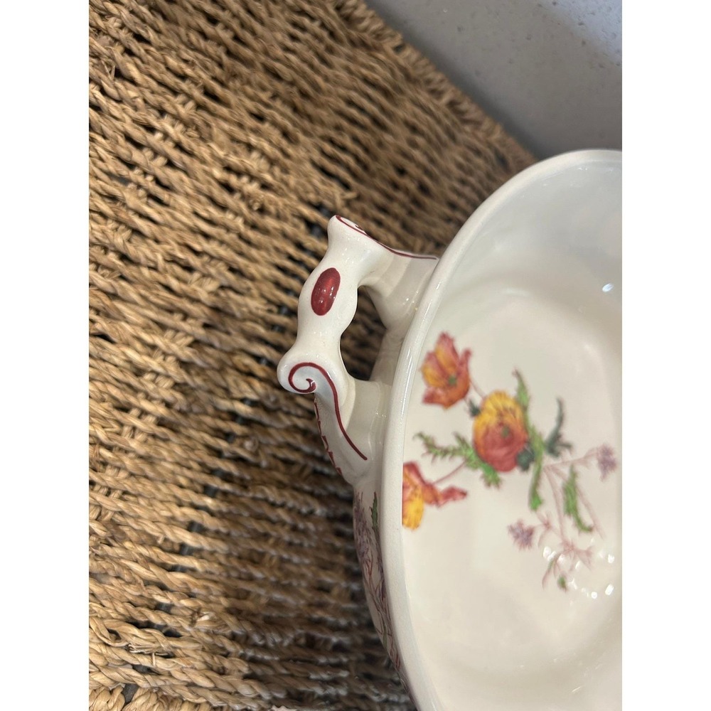 Royal Doulton Sherborne D5915 Covered Vegetable Tureen Footed Casserole Floral - Picture 11 of 15